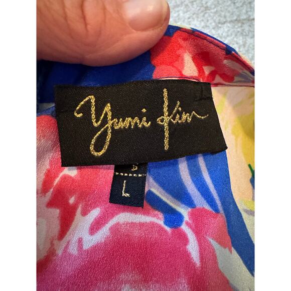 Yumi Kim Vibrant Blue Floral Romper - Picture 2 of 6